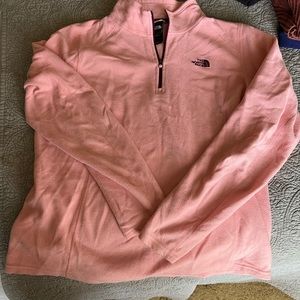 Northface Women’s 1/4 Zip fleece Pink